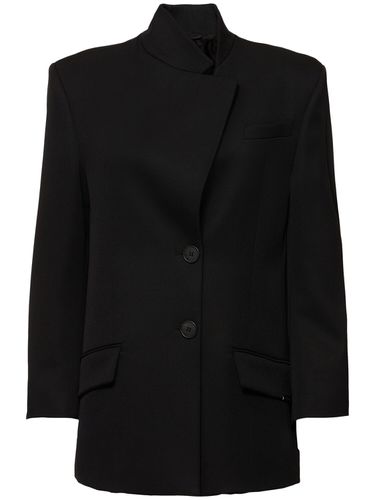 Blazer De Gabardina - THE ATTICO - Modalova