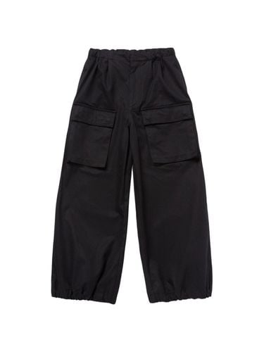 Pantalones Cargo De Gabardina De Algodón - MM6 MAISON MARGIELA - Modalova