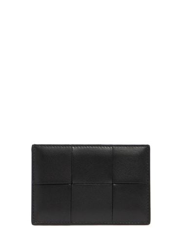 Cassette Leather Credit Card Case - BOTTEGA VENETA - Modalova