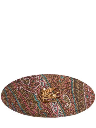 Paisley Silk Hair Clip - ETRO - Modalova