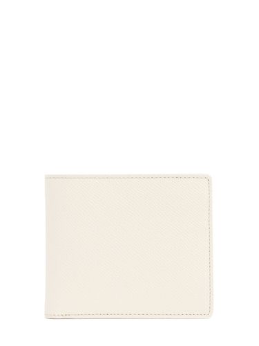 Logo Grainy Leather Billfold Wallet - MAISON MARGIELA - Modalova