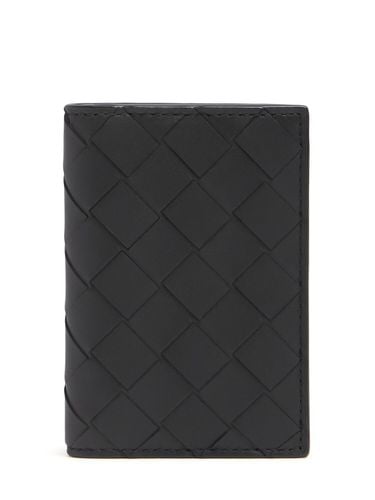 Intrecciato Leather Card Holder - BOTTEGA VENETA - Modalova