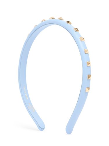 Diadema Rockstud De Piel - VALENTINO GARAVANI - Modalova