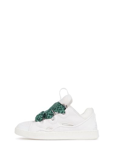 Sneakers Curb De Piel Con Cordones - LANVIN - Modalova