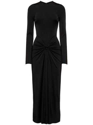 Glänzendes Midikleid Aus Schwerem Jersey - VICTORIA BECKHAM - Modalova