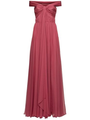 Langes Kleid Aus Chiffon - ZUHAIR MURAD - Modalova