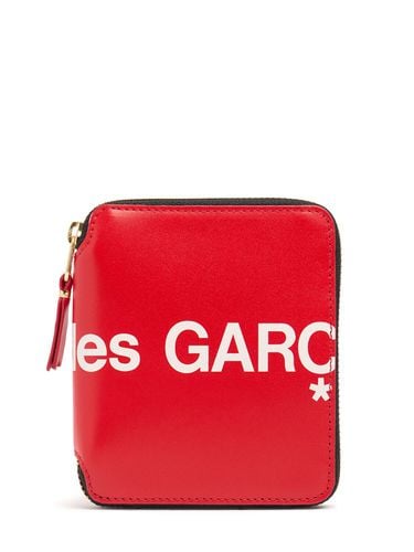 Cartera De Piel Con Logo - COMME DES GARÇONS WALLET - Modalova