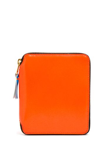 Cartera Super Fluo De Piel - COMME DES GARÇONS WALLET - Modalova