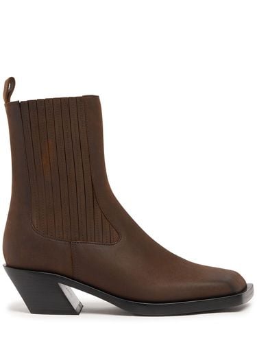 Mm Chiara Waxed Leather Chelsea Boots - AMINA MUADDI - Modalova