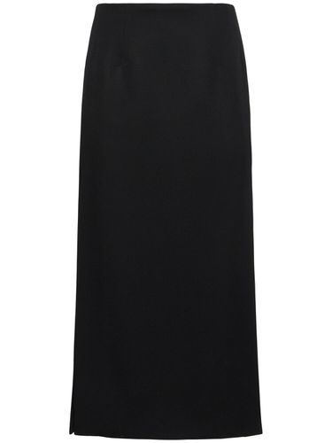 Wool Grisaille Midi Skirt - VALENTINO - Modalova