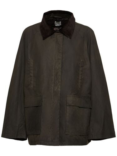 Country Oversize Waxed Cotton Jacket - TOTEME - Modalova