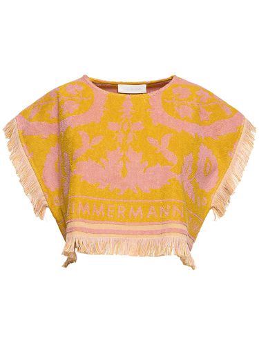 Crop Top Wylie In Spugna Di Cotone - ZIMMERMANN - Modalova