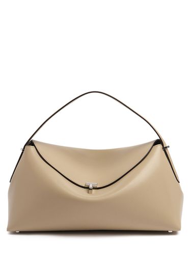 Bolso De Mano T-lock De Piel - TOTEME - Modalova