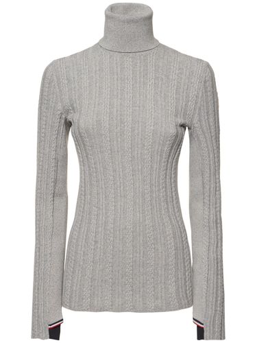 Extrafine Wool Blend Turtleneck Sweater - MONCLER GRENOBLE - Modalova