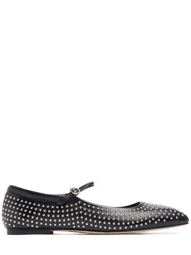 Mm Uma Mini Studs Nappa Leather Flats - AEYDE - Modalova