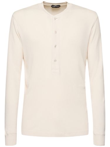 Camiseta De Algodón Y Modal - TOM FORD - Modalova