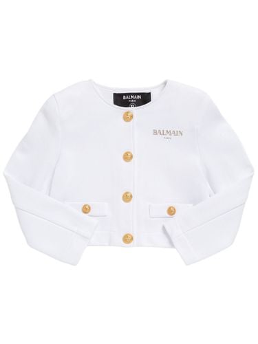 Chaqueta De Algodón - BALMAIN - Modalova