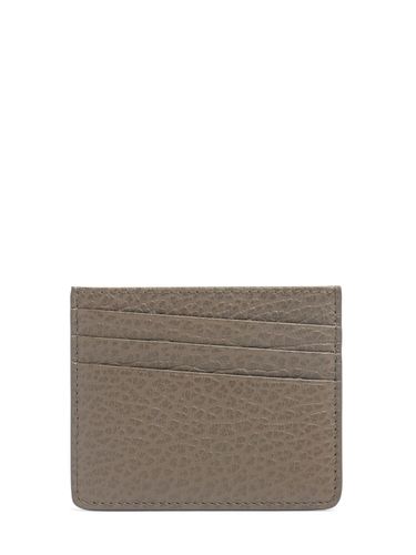 Grained Leather Card Holder - MAISON MARGIELA - Modalova