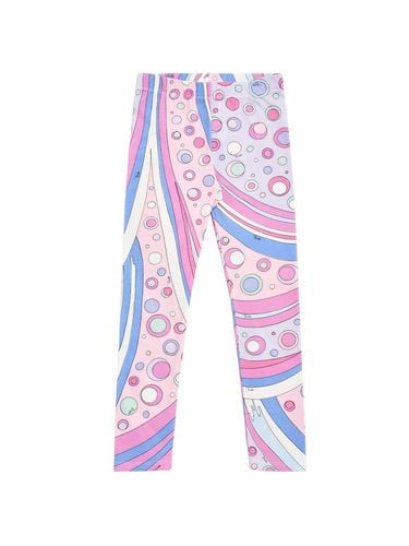 Leggings De Jersey De Algodón Estampado - PUCCI - Modalova