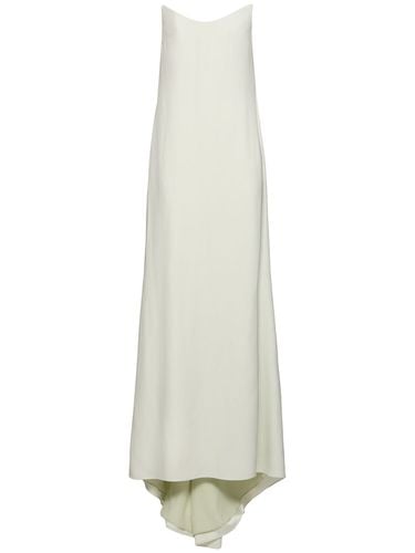 Strapless Envers Satin Long Dress - DEL CORE - Modalova