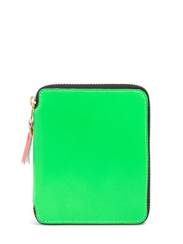 Cartera Super Fluo De Piel - COMME DES GARÇONS WALLET - Modalova