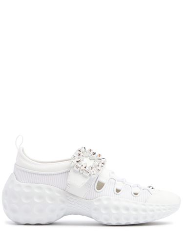 Sneakers Viv Run In Cotone E Mesh - ROGER VIVIER - Modalova