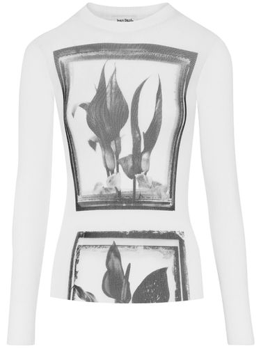 Top Aus Mesh „flowers Cadres“ - JEAN PAUL GAULTIER - Modalova