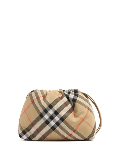 Bolso De Nylon Estampado - BURBERRY - Modalova