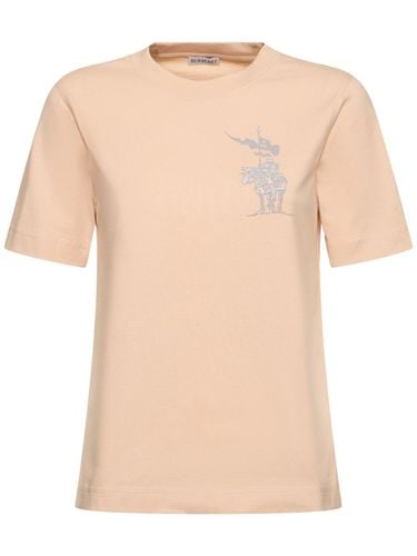 Camiseta De Jersey Con Logo - BURBERRY - Modalova