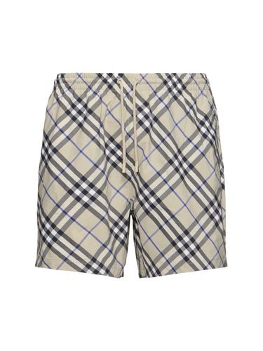 Shorts Mare A Quadri - BURBERRY - Modalova