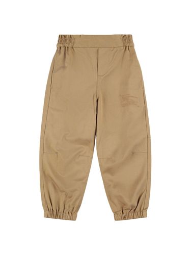 Cotton Blend Pants - BURBERRY - Modalova