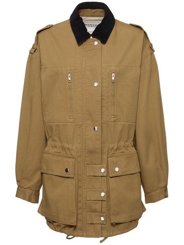 Chaqueta Oversize De Gabardina De Algodón - MARANT ETOILE - Modalova