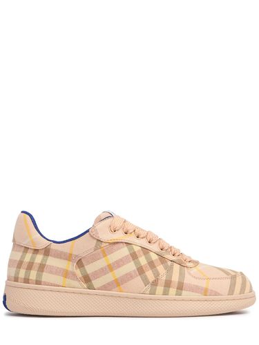 Lf Terrace Check Sneakers - BURBERRY - Modalova