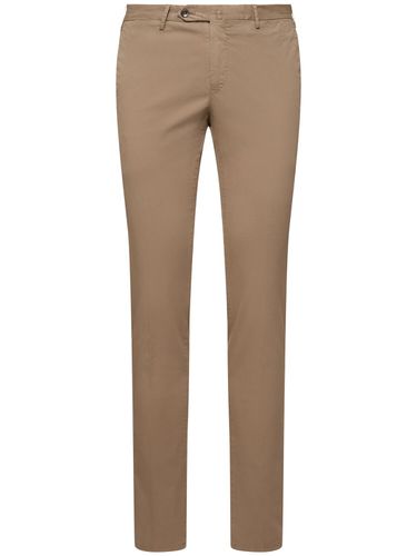 Light Stretch Gabardine Slim Pants - PT TORINO - Modalova