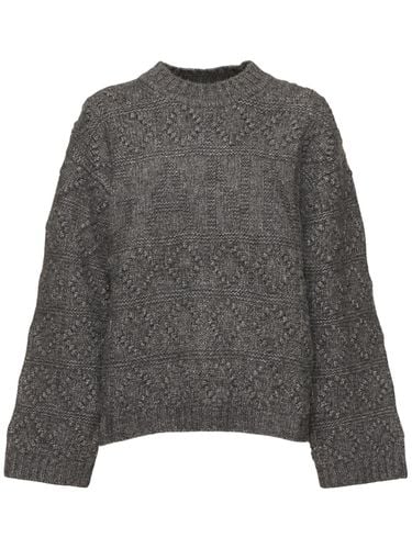 Pullover In Maglia In Lana E Cotone - GANNI - Modalova