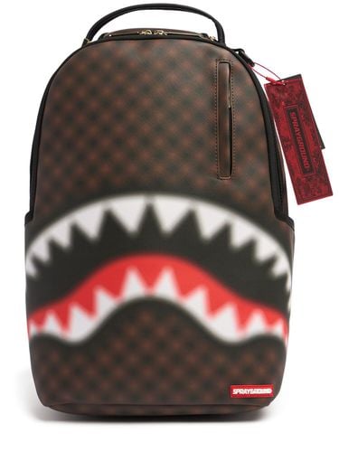 Mochila Shark De Lona Estampada - SPRAYGROUND - Modalova