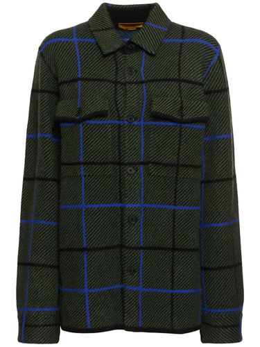 Plaid Knit Cashmere Work Shirt - GUEST IN RESIDENCE - Modalova