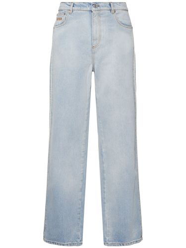 Jeans In Denim Di Cotone - MSGM - Modalova