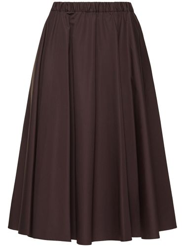 Cotton Poplin Midi Skirt - ASPESI - Modalova