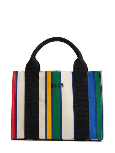 Bolso Shopping De Lona - MSGM - Modalova