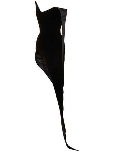 Lounge Velvet Long Dress - MUGLER - Modalova