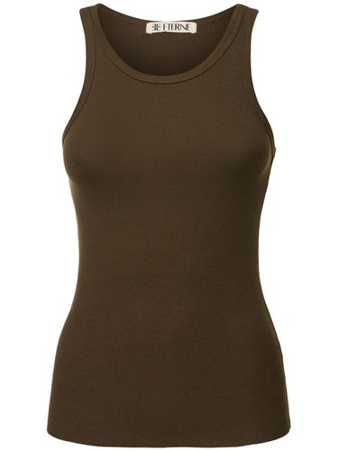 Fitted Jersey Tank Top - ÉTERNE - Modalova