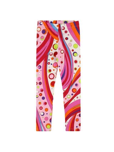 Leggings De Jersey De Algodón Estampado - PUCCI - Modalova