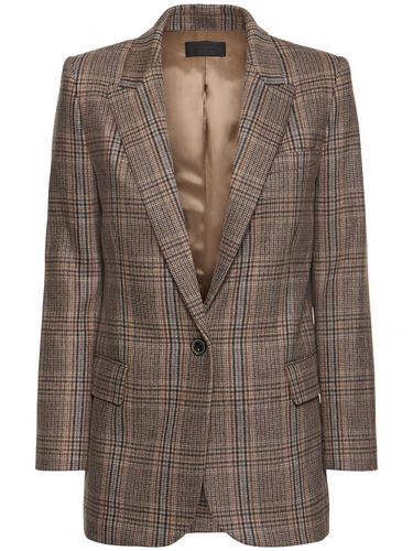 Diane Wool Checked Blazer - NILI LOTAN - Modalova