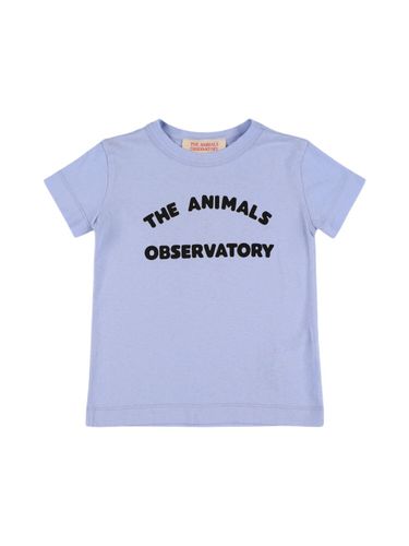 Camiseta De Jersey De Algodón Estampada - THE ANIMALS OBSERVATORY - Modalova