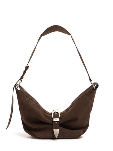 Medium Belted Nubuck Shoulder Bag - MARGESHERWOOD - Modalova