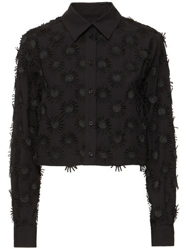 Camicia In Misto Cotone - MSGM - Modalova