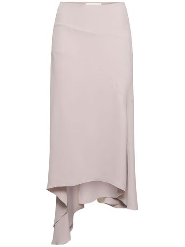 Spiral Seam Viscose Crepe Midi Skirt - VICTORIA BECKHAM - Modalova