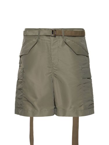 Nylon Twill Shorts - SACAI - Modalova