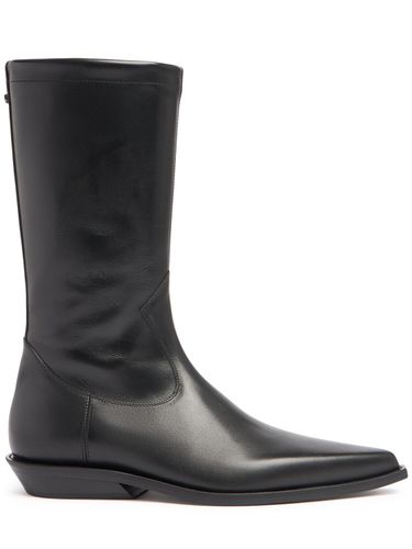 Jani Leather Ankle Boots - ANN DEMEULEMEESTER - Modalova